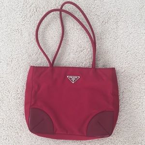 Red Prada bag!